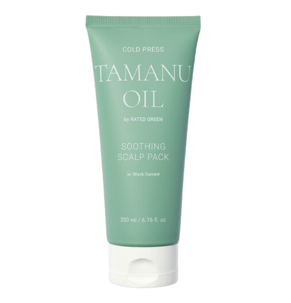 Rated Green Cold Press Tamanu Oil Soothing Scalp Pack 200ml