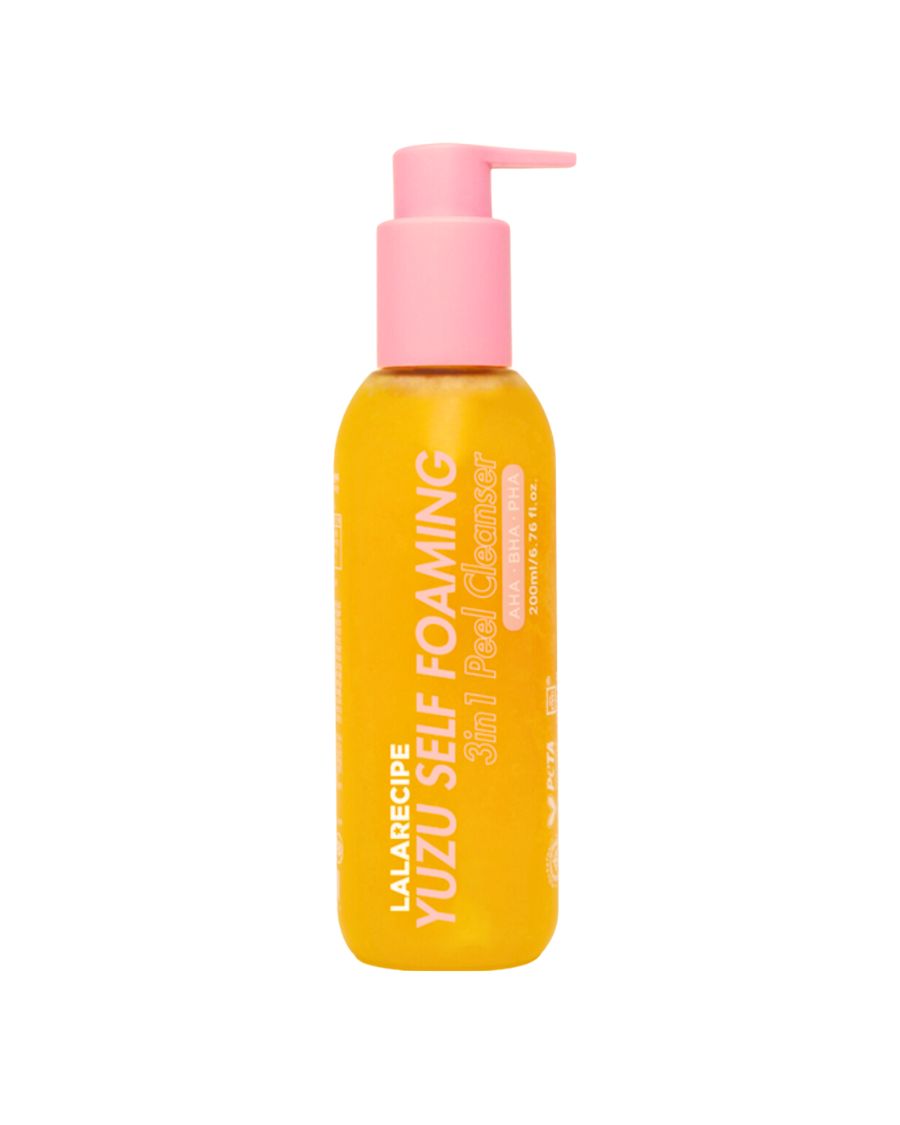 Lala Recipe Yuzu Self Foaming 3 in 1 Cleanser