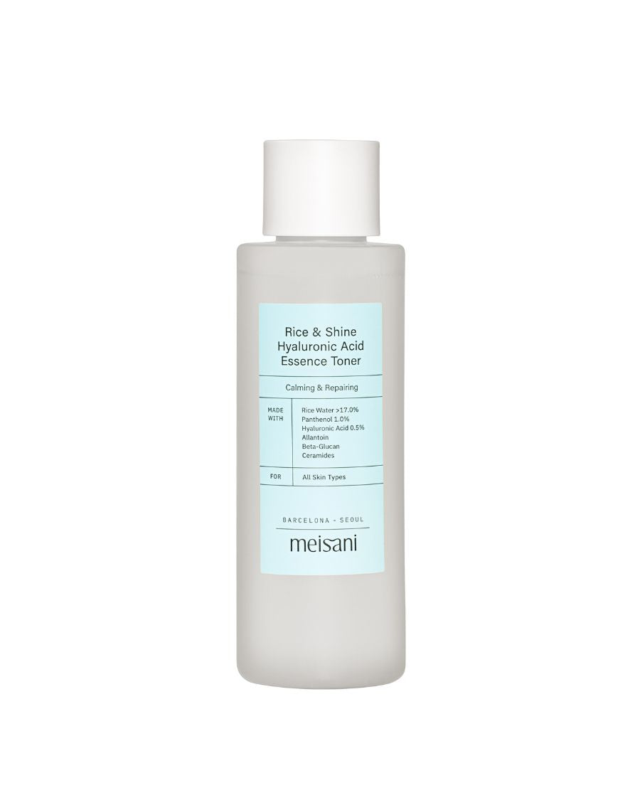 Meisani Rice and Shine Hyaluronic Acid Essence Toner 150ml | Vegan