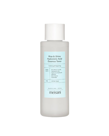 Meisani Rice and Shine Hyaluronic Acid Essence Toner 150ml | Vegan