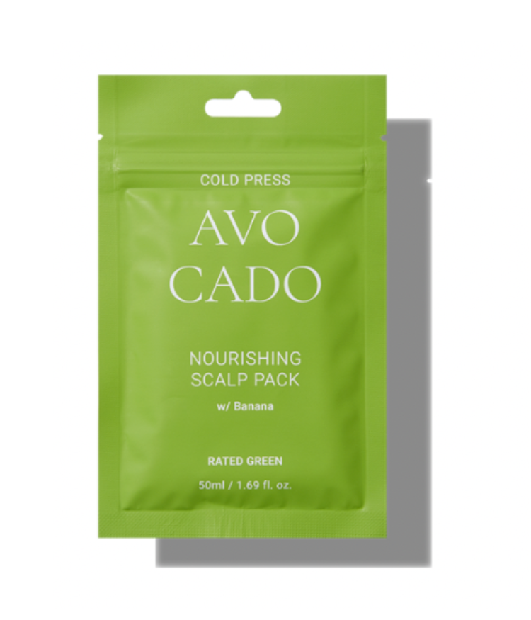 Rated Green Cold Press Avocado Nourishing Scalp Pack