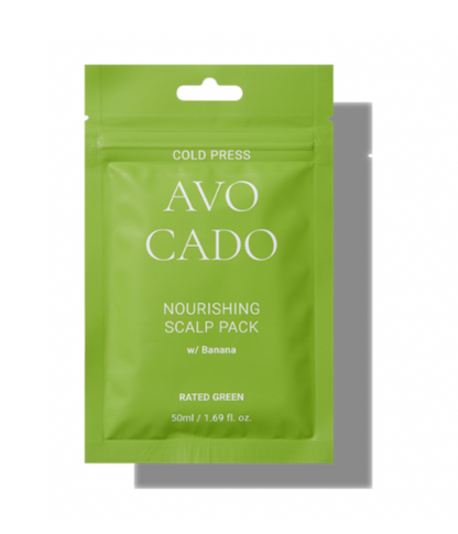 Rated Green Cold Press Avocado Nourishing Scalp Pack